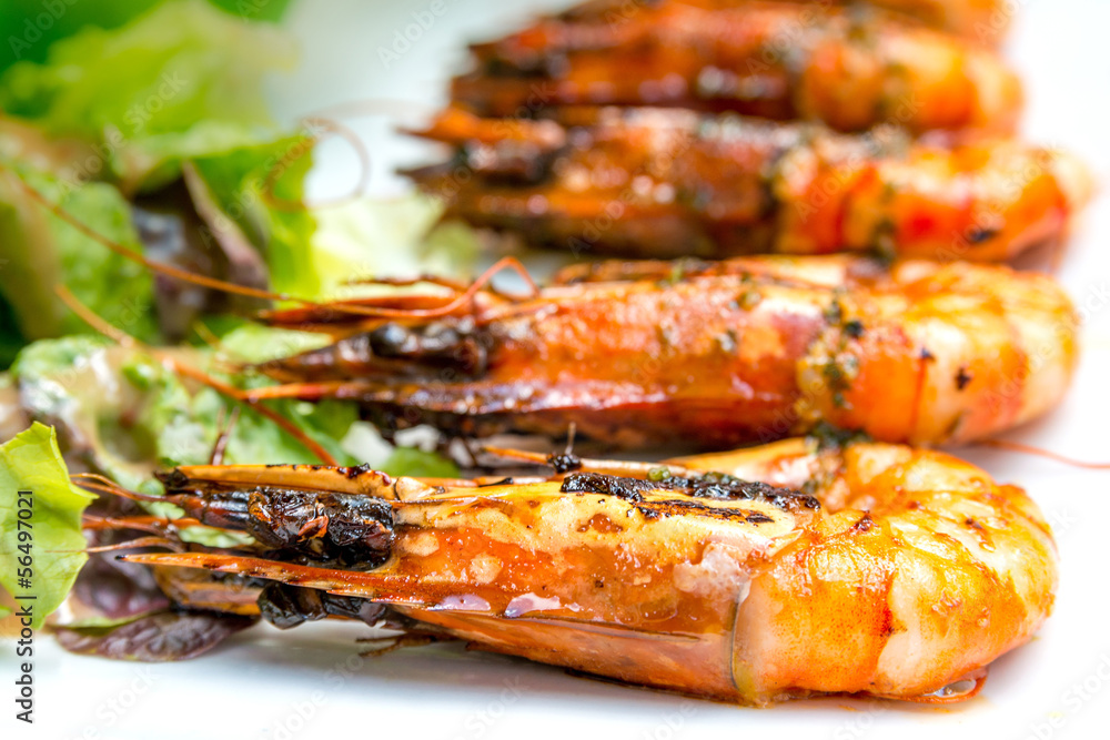 delicious fried shrimp