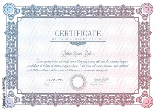 certificate frame charter diploma