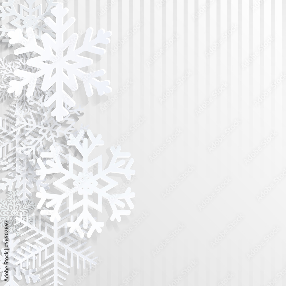 Christmas background with snowflakes and strips Christmas background with snowflakes and strips