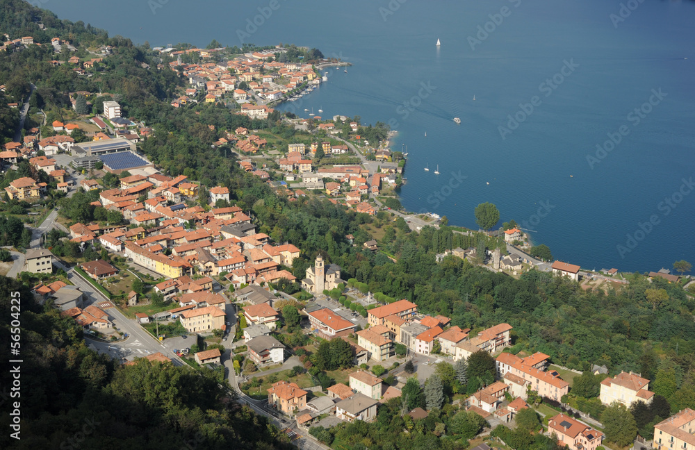 The village of Pella on lake Orta, Italy
