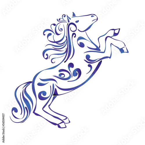 Horse  Decorative Ornament sketch