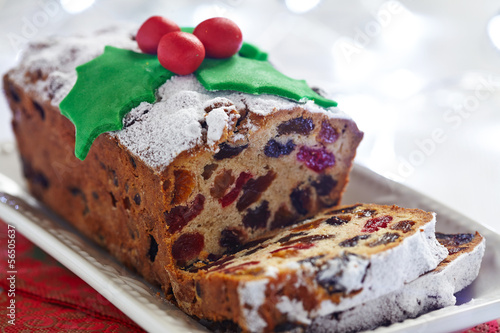 Canvas-taulu Christmas fruit cake
