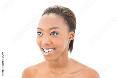 Smiling black beauty posing