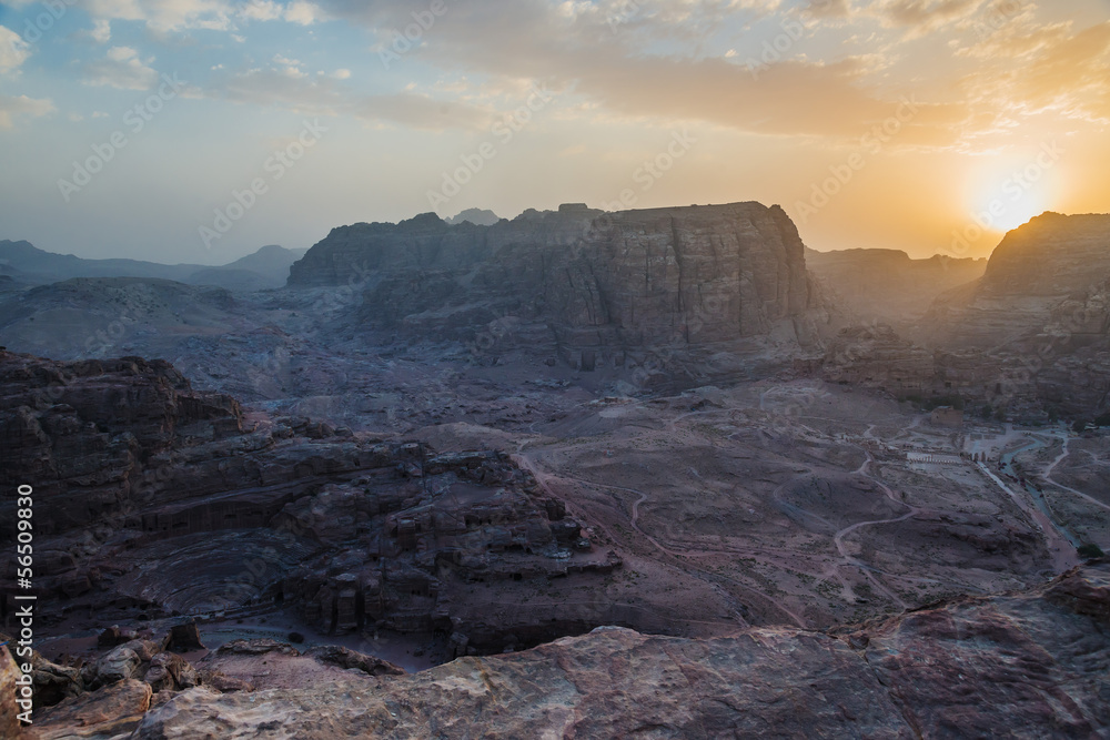 in nabatean city of petra jordan in nabatean city of petra jordan