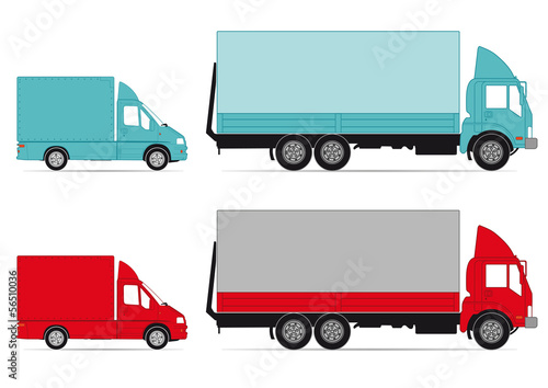 Lastwagen und Transporter