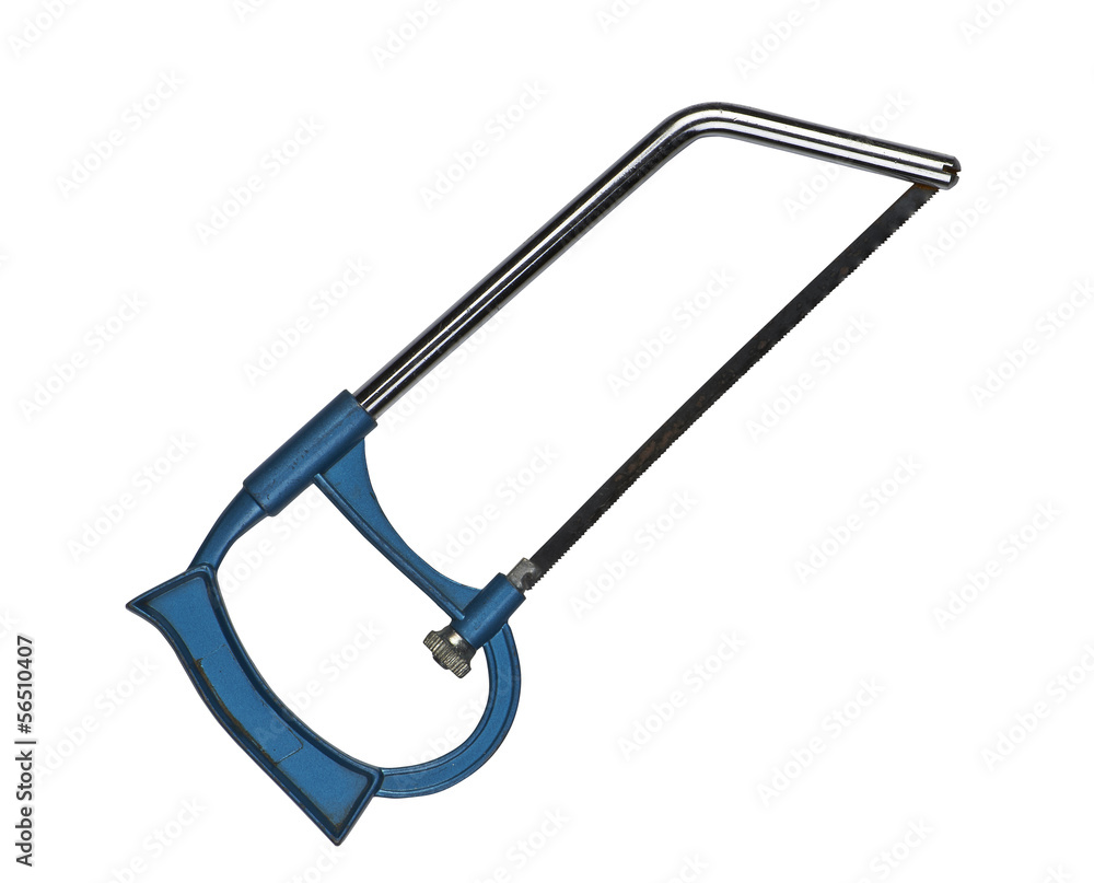 hacksaw on a white background (clipping path ) hacksaw on a white background (clipping path )