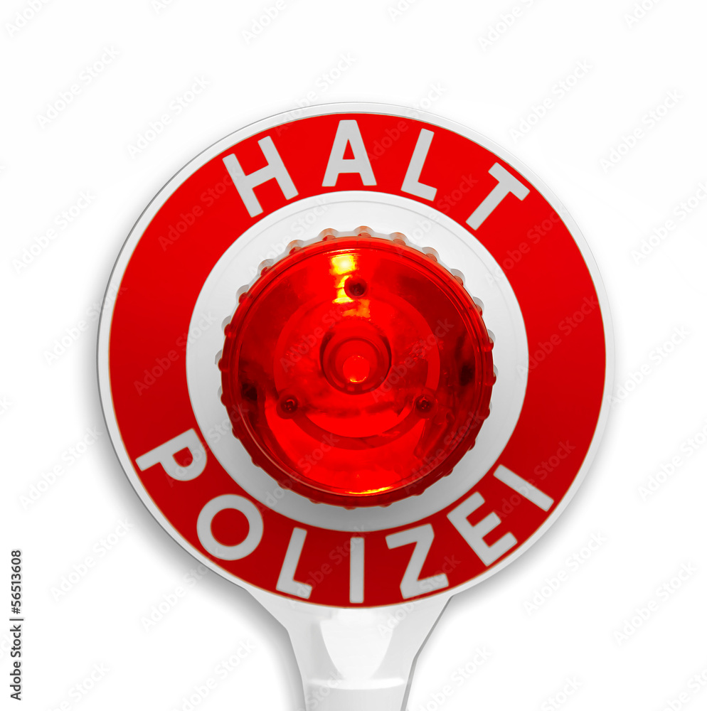 Polizeikelle Stock Photo