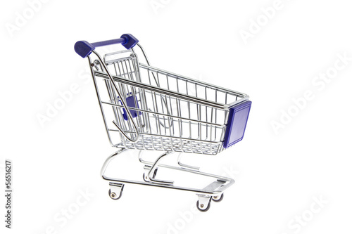 Shopping Cart isolated on White © kunertus
