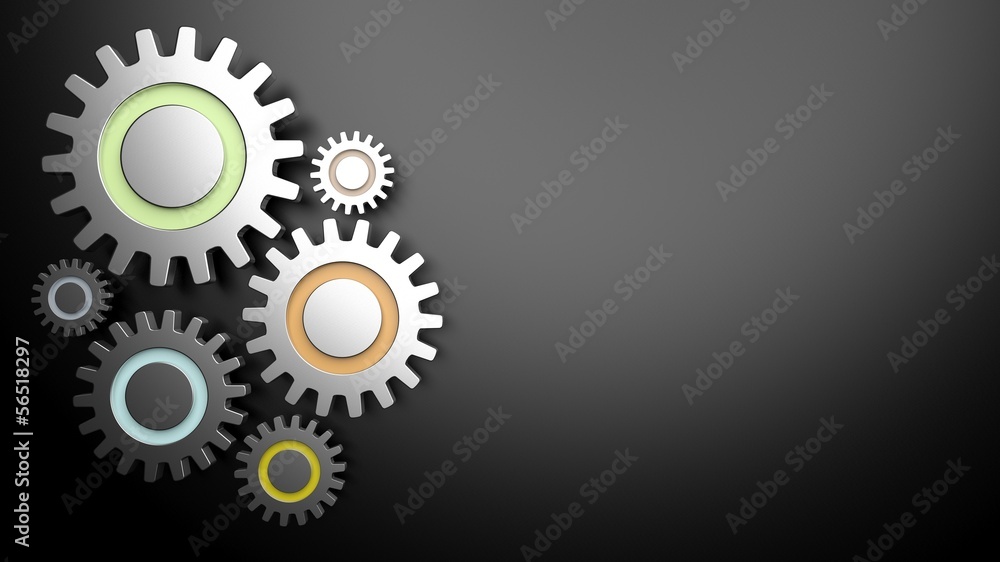 3D gears concept design 3D gears concept design