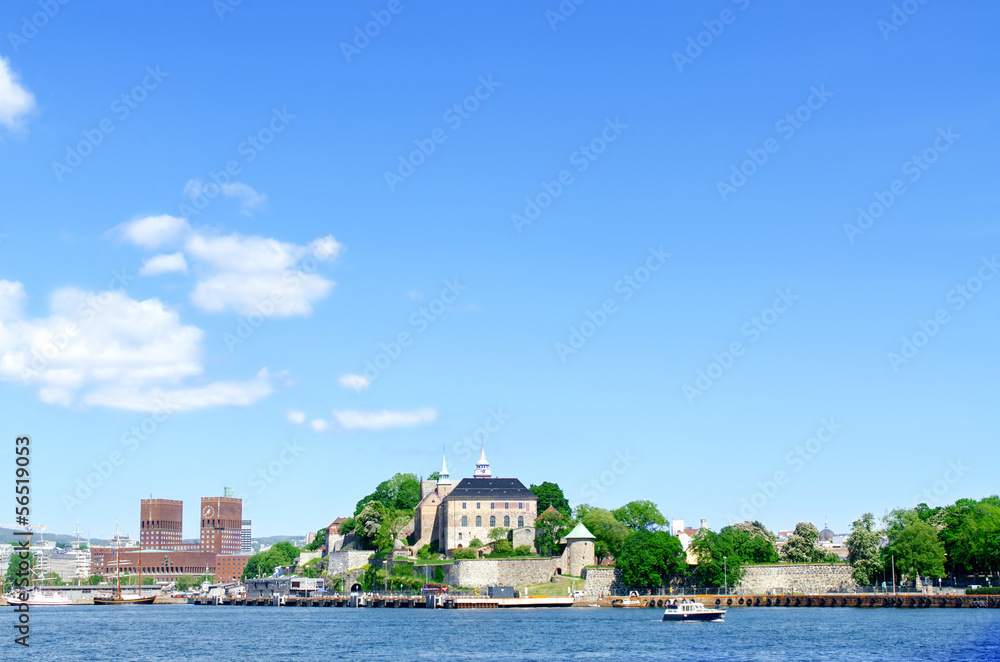 Oslo fjord Akershus Radhuset