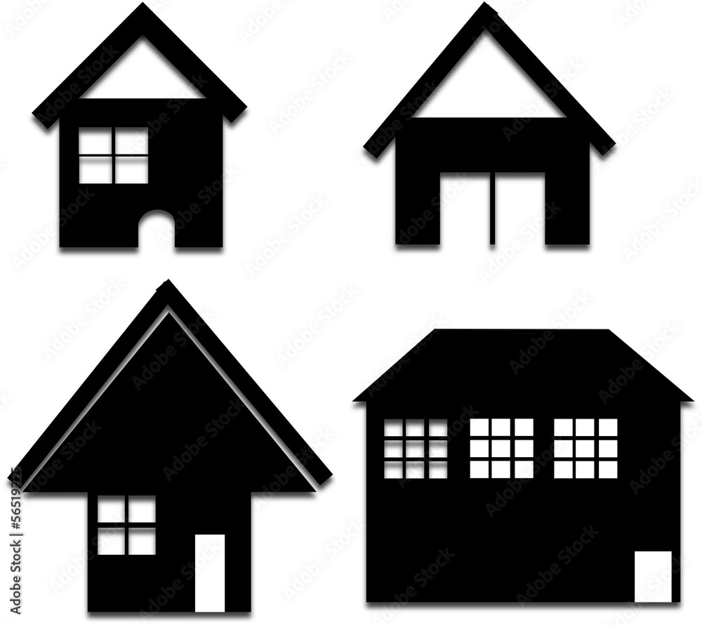 Black Home Icons Black Home Icons