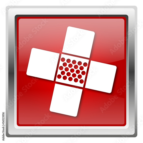 Foto Medical patch icon