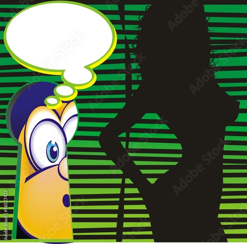 Spying through the keyhole