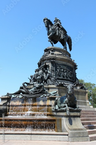 George Washington statue in Philadelphia, United States