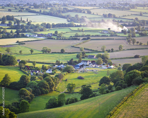 Idyllic rural farmland, Cotswolds UK