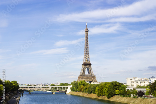 Eiffel Towerfrom the view over Siene, Paris, France © tetyanaustenko