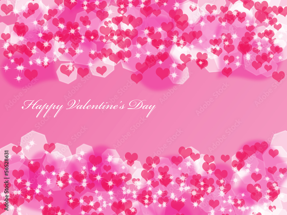 Valentine's background with hearts