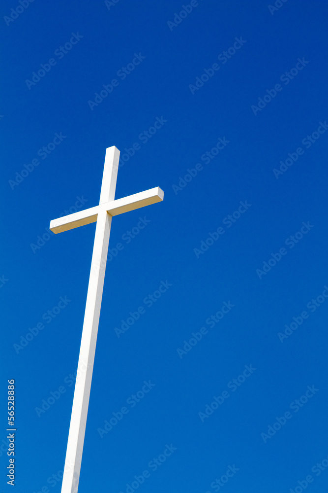 Cross With Blue Sky