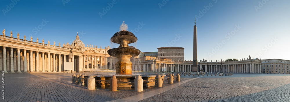 St Peter's Square, Piazza San Pietro, Vatican City, Rome