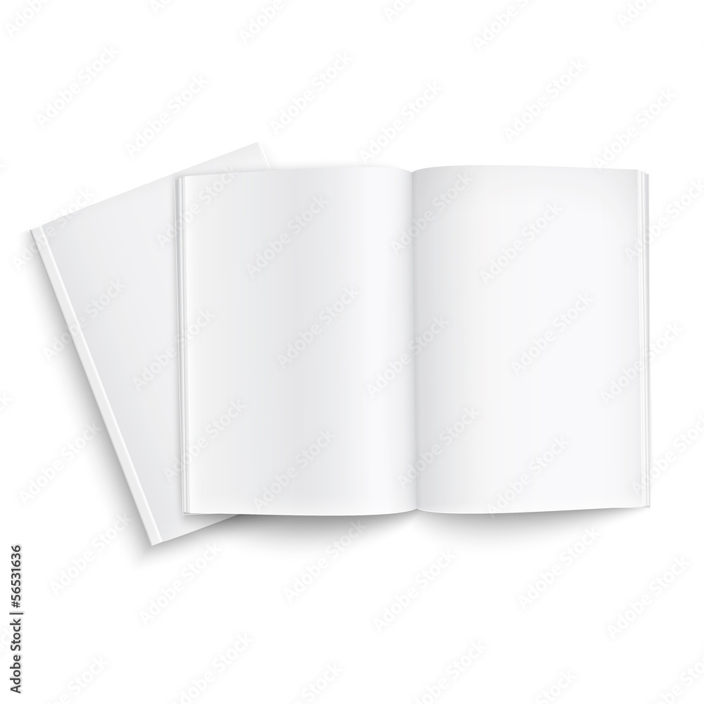 Couple of blank magazines template. Couple of blank magazines template.
