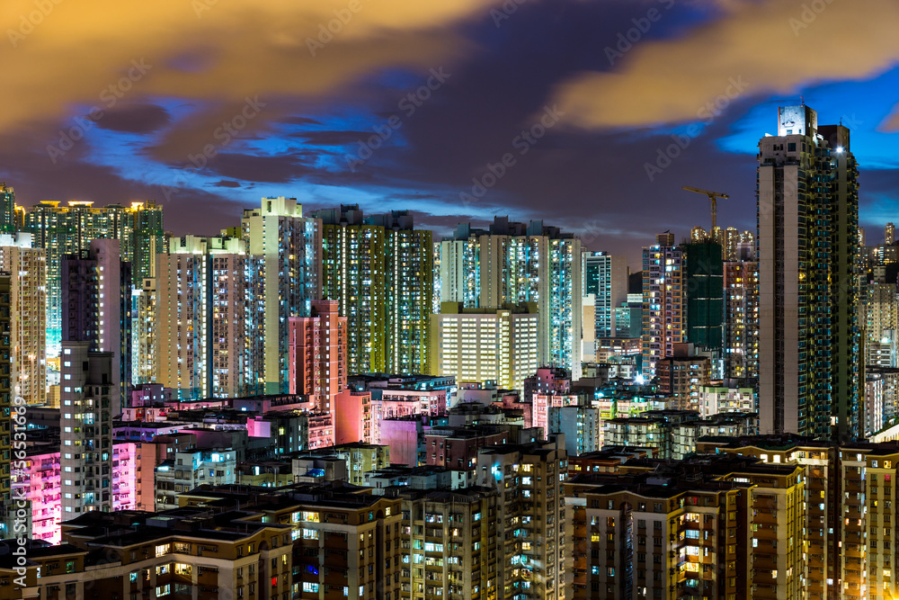 Obraz premium Hong Kong skyline