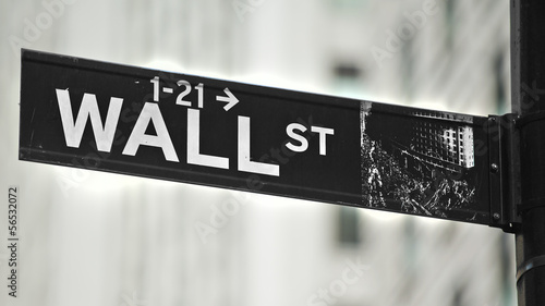 Wall Street Sign New York
