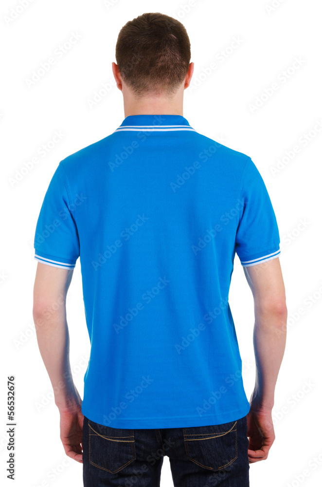 Male t-shirt isolated on the white background Male t-shirt isolated on the white background