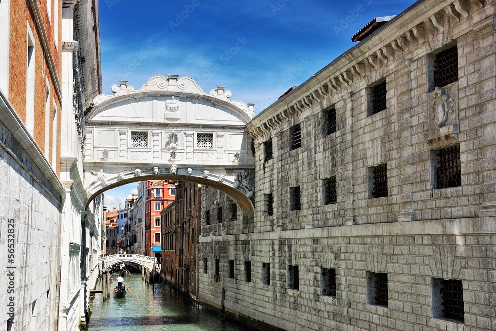 Pont des soupirs à Venise