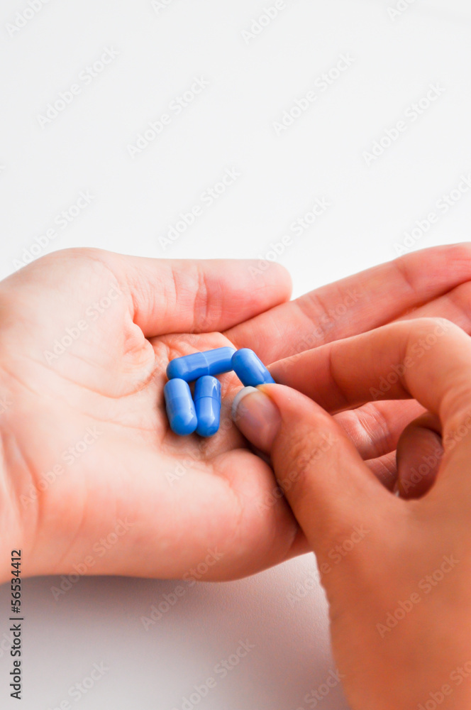 taking a pill