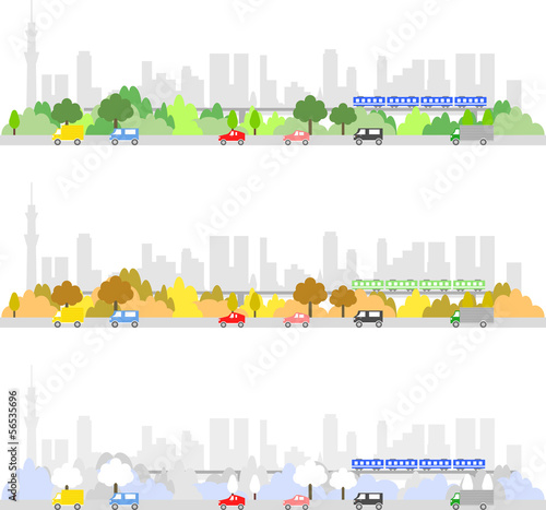 街の四季