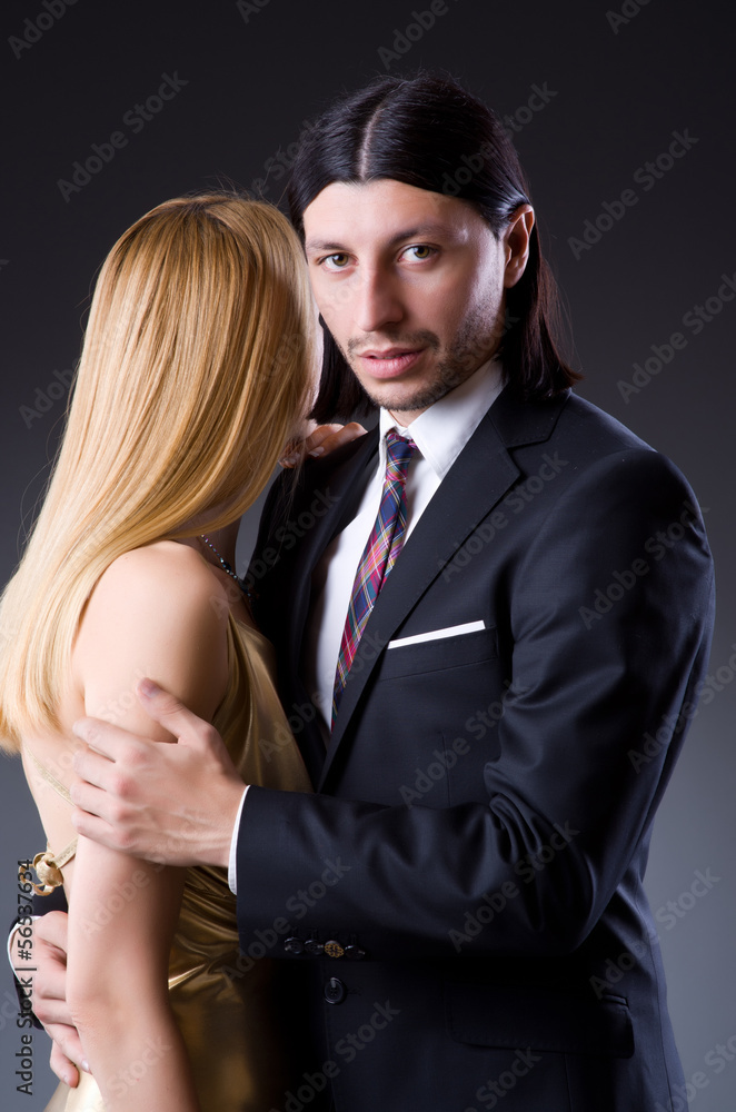 Pair in love - man and woman Pair in love - man and woman