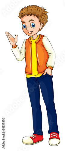 A tall grown-up