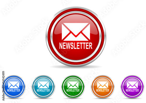newsletter icon set