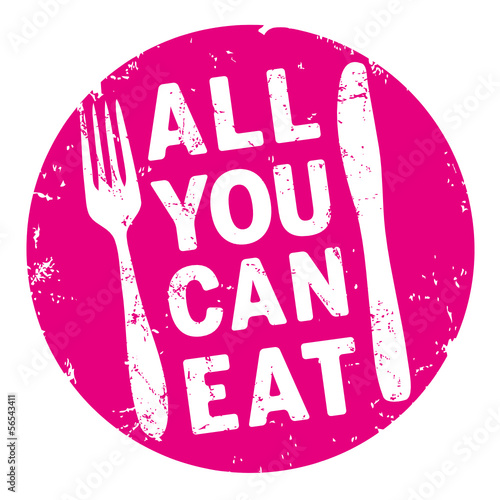 Button zerkratzt All you can eat