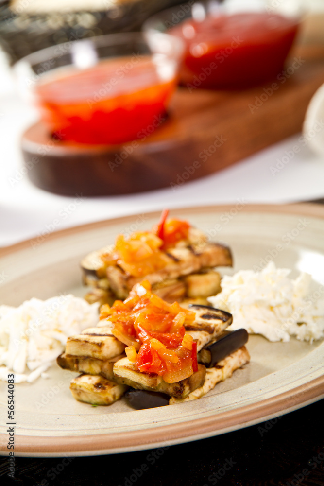 Grilled eggplant Grilled eggplant
