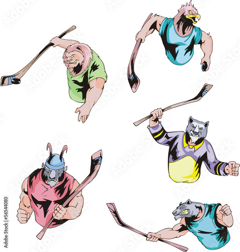 Sport mascots - ice hockey