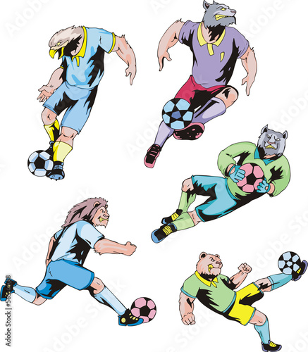 Sport mascots - soccer