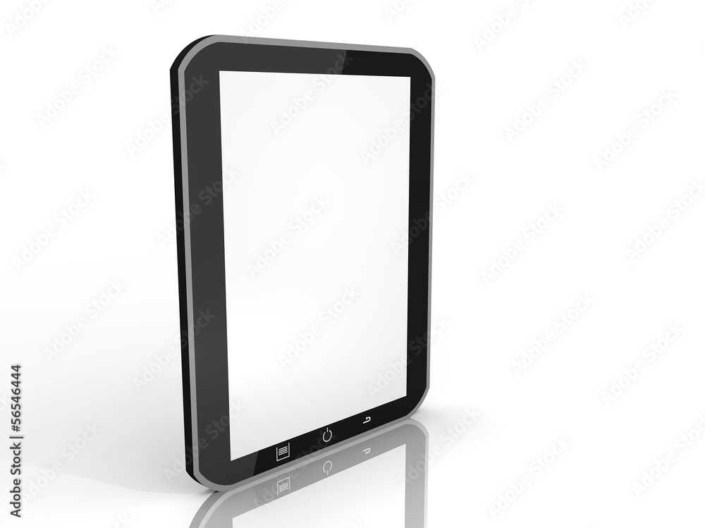 illustration of a isolated tablet computer illustration of a isolated tablet computer