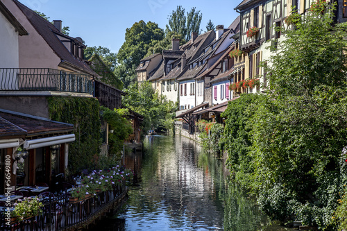 Typical houses in Alsace, France