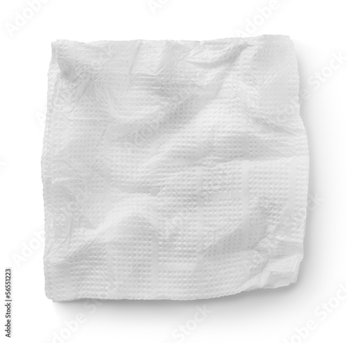 Paper napkins isolated