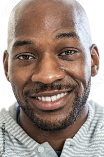 Handsome Black Man Headshot Portrait