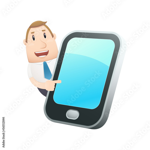 manager in various poses for use in advertising, presentations,