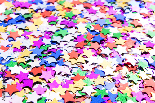 Background made with lots of colorful confettis.