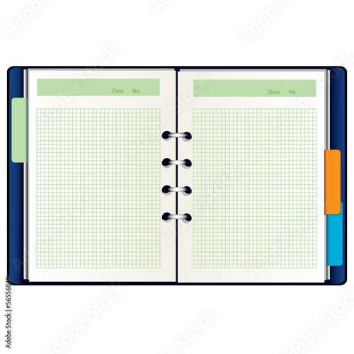 Open notebook