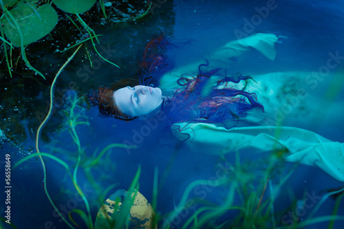drowned woman,

image inspired by a picture 