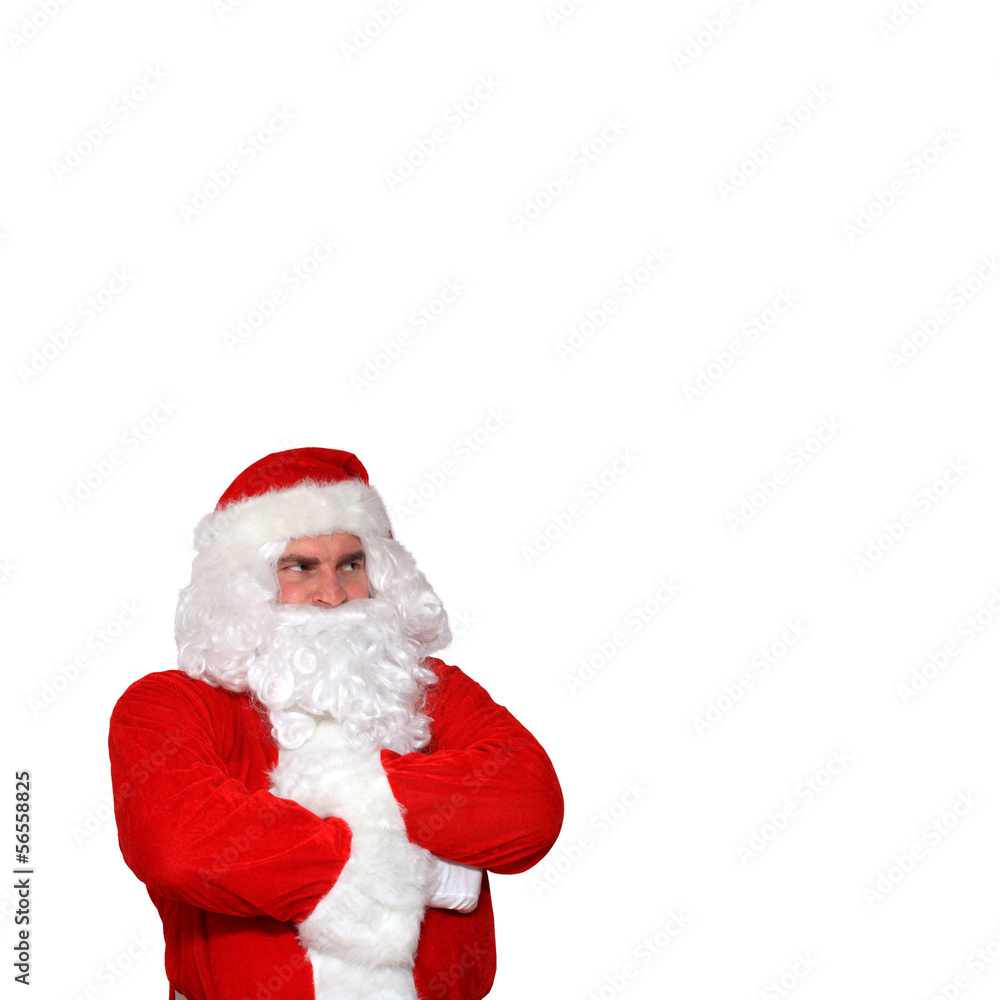 Nachdenklicher Weihnachtsmann Nachdenklicher Weihnachtsmann