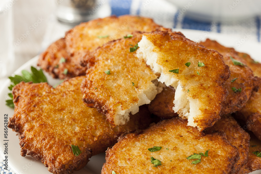 Homemade Traditional Potato Pancake Latke Homemade Traditional Potato Pancake Latke