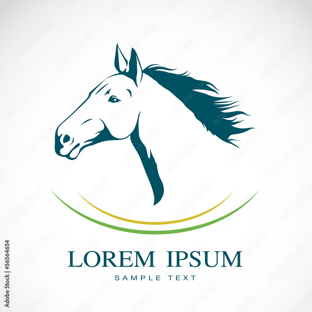 Vector image of an horse Vector image of an horse