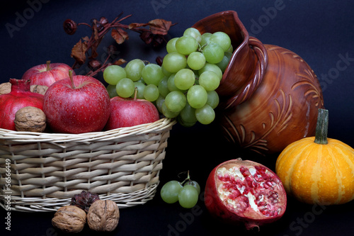 Still life with Autumn fruits