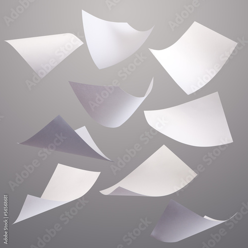 Blown Paper isolated